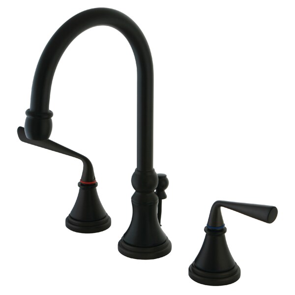 Silver Sage KS2985ZL 8-Inch Widespread Bathroom Faucet with Brass Pop-Up KS2985ZL - main